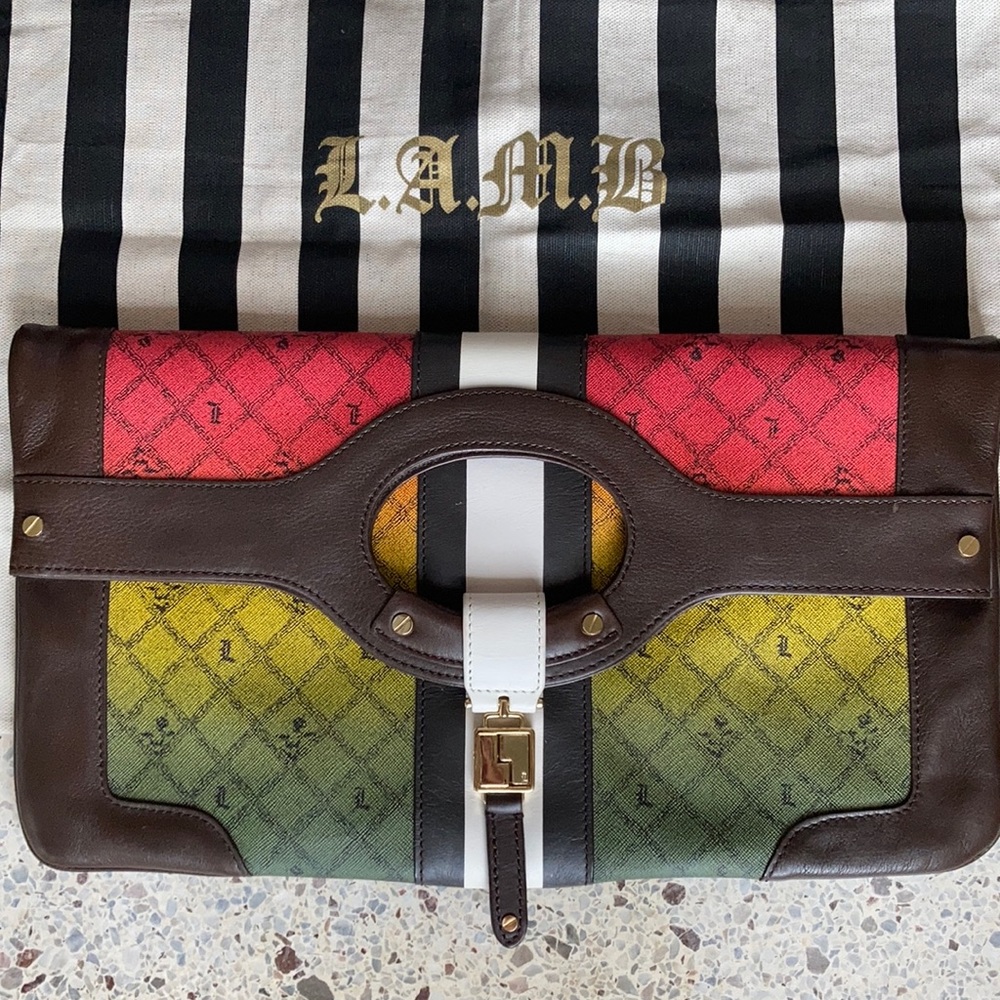 VINTAGE RARE LAMB RASTA CLUTCH